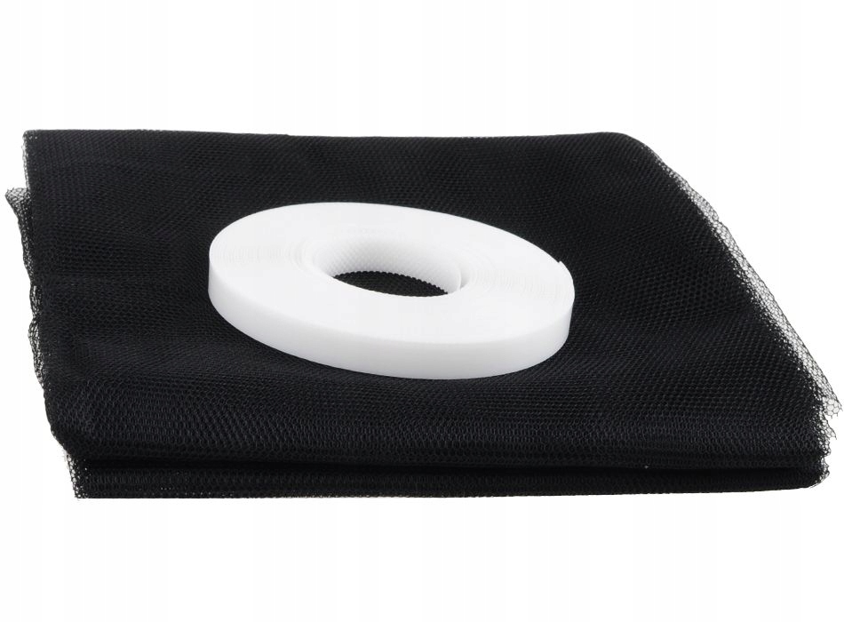 ZESTAW MOSKITIERA + RZEP SIATKA PRZECIW OWADOM OWADY NA OKNO 130x150 CZARNA Rodzaj do okna