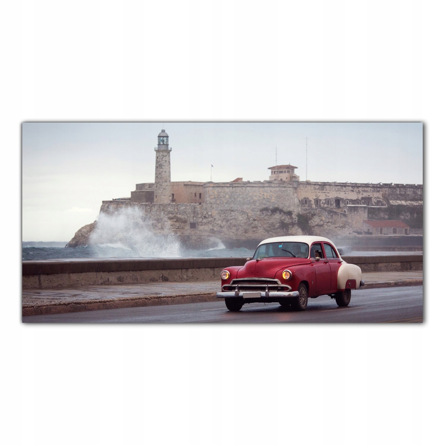 

Hartowany Obraz Szklany Hawana Vintage Auto 120x60