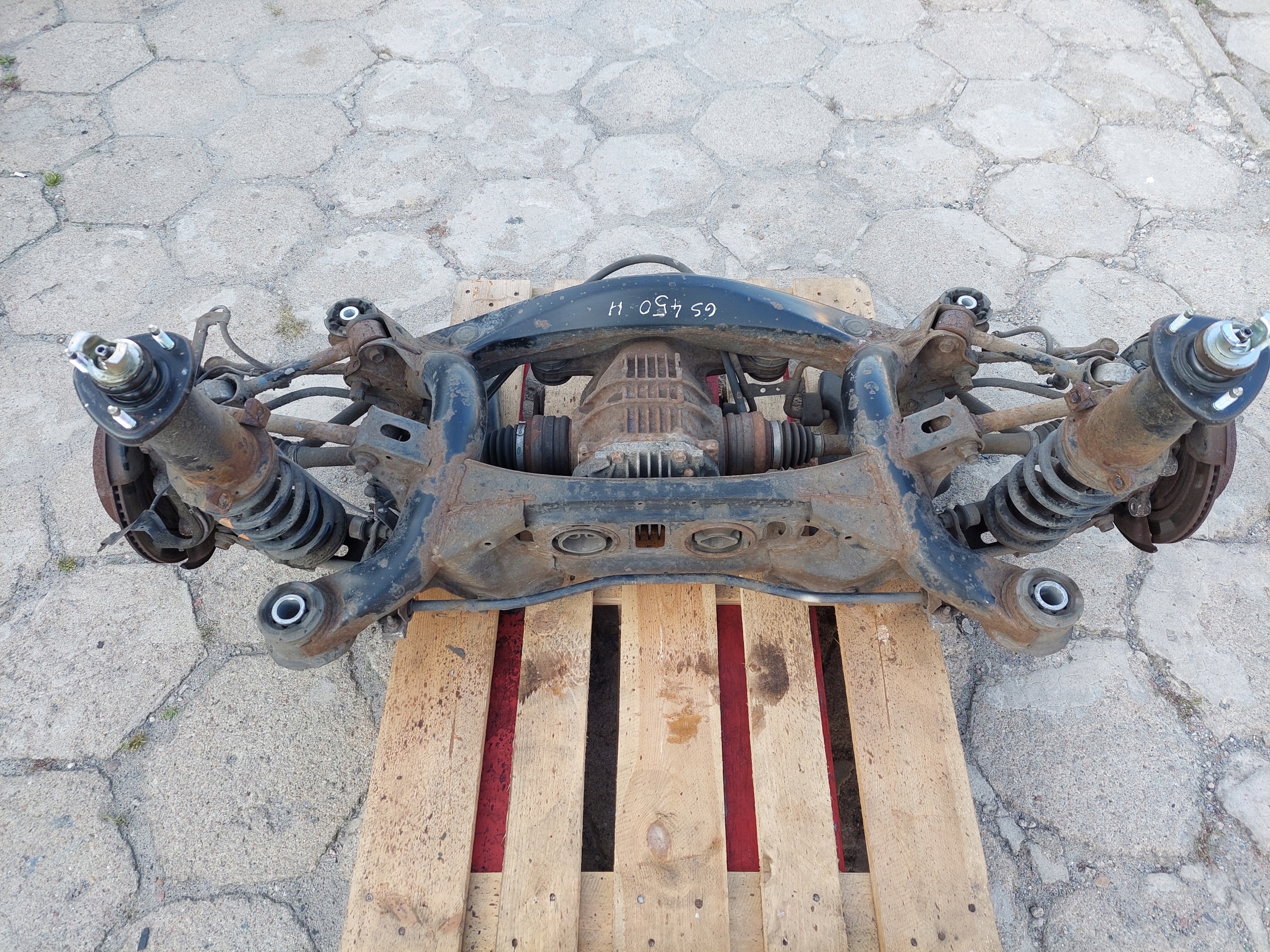 BELKA ZAWIESZENIA KOMPLETNA SANKI TYL MOST POLOS LEXUS GS 450 III GS450 H