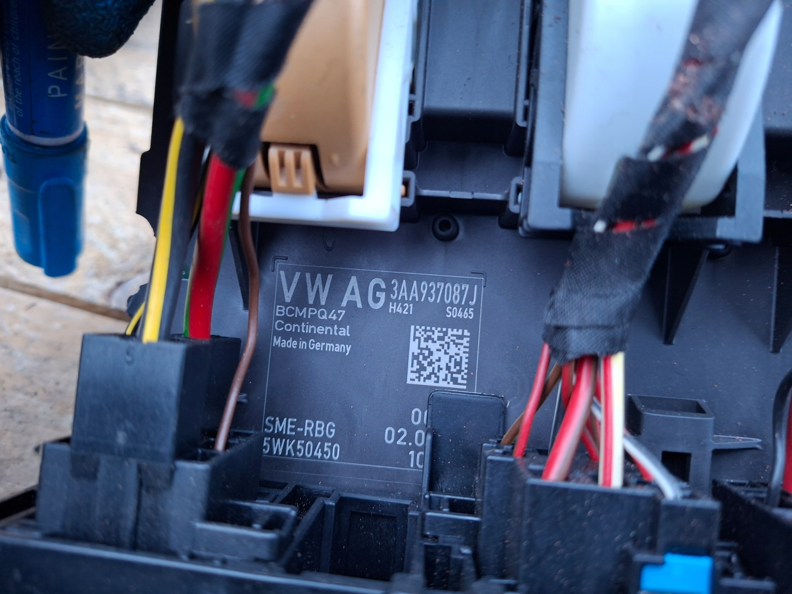 module control unit KOMFORTU VW PASSAT CC VW PASSAT B7 3AA 3AA937087J