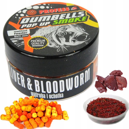 DUMBELLS POP UP PROFESS FLUO OCHOTKA WĄTROBA