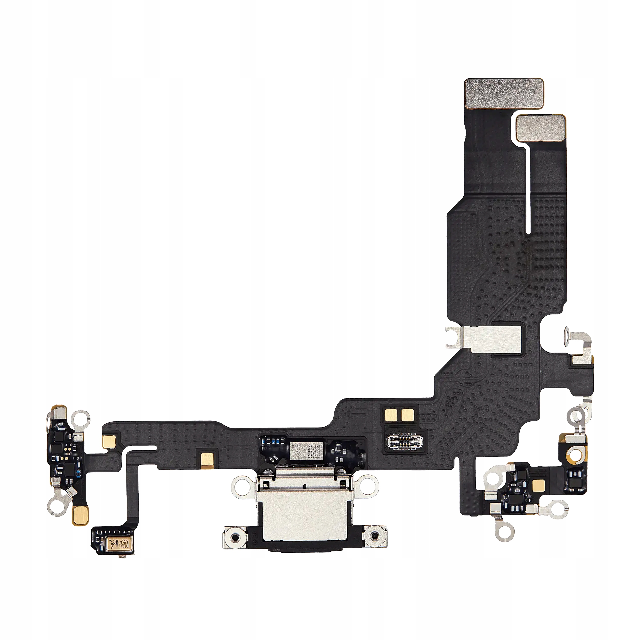 Złącze Ładowania Dock Port Usb-c Mikrofon do iPhone 15 Black