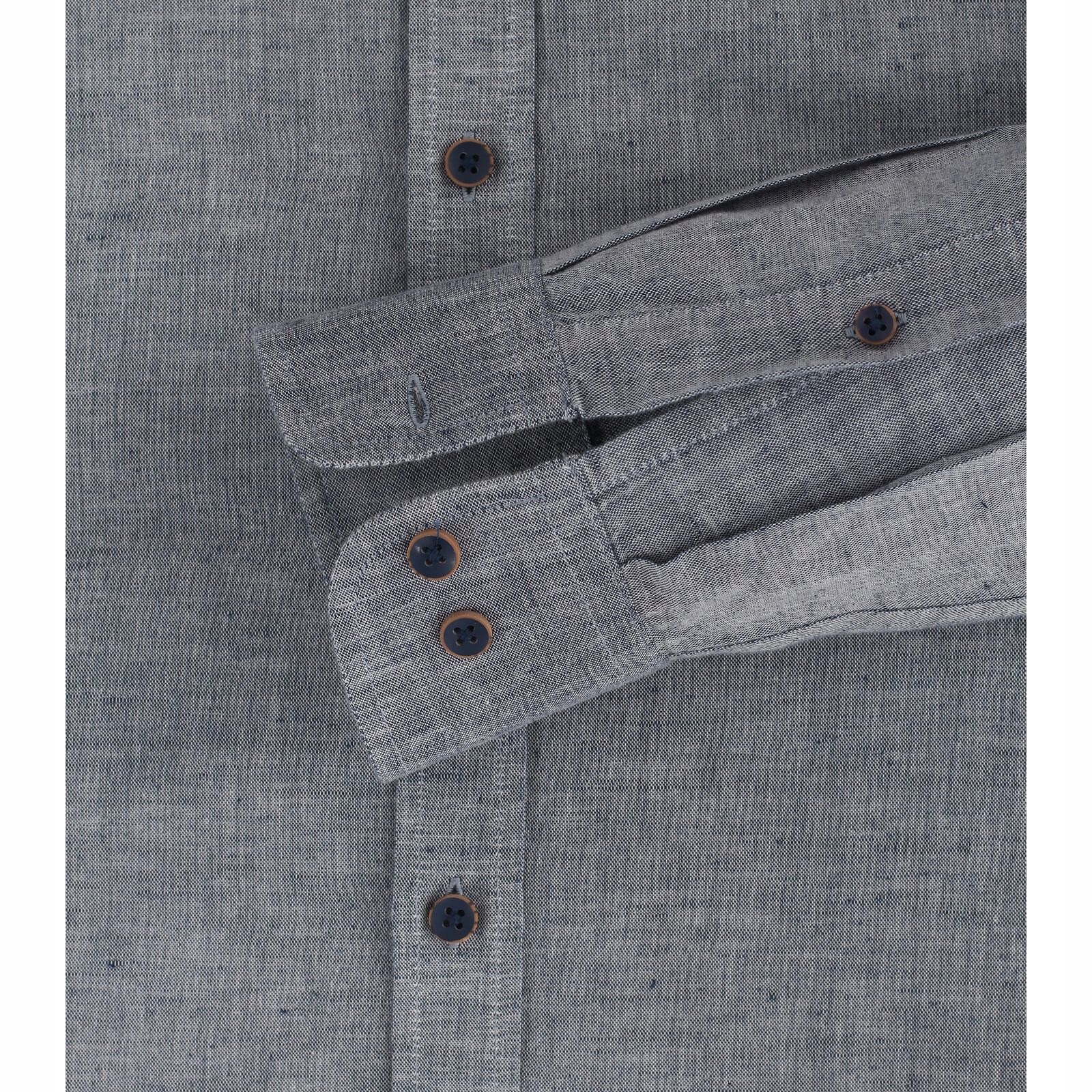 Lniana koszula męska Redmond stójka regular_3XL Fason regular