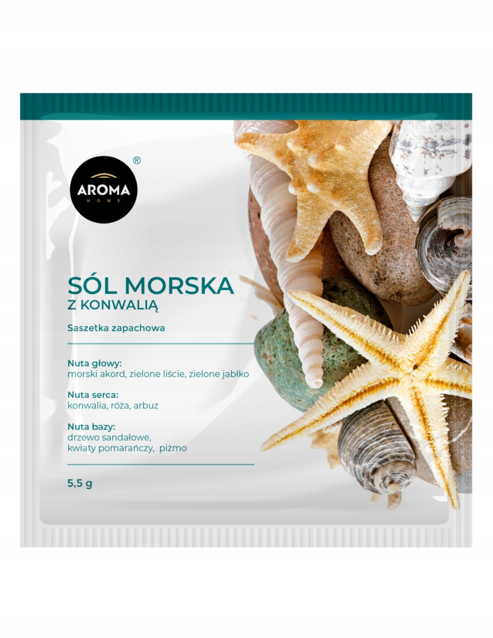 AROMA HOME saszetka 5,5g Sól morska z konwalią