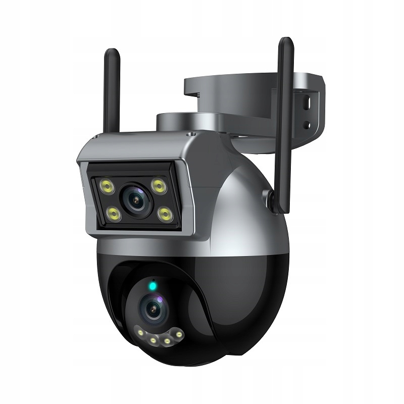 KAMERA PODWÓJNA ZEWNĘTRZNA OBROTOWA 4MPX TUYA Obudowa kompaktowa (box)