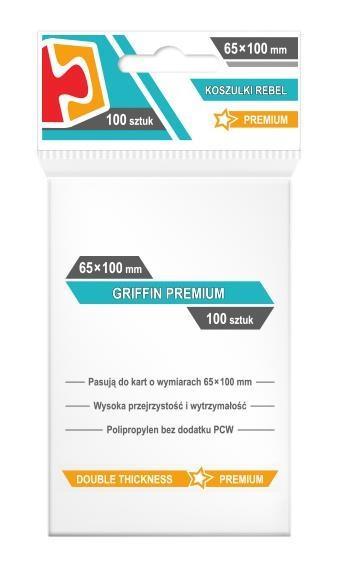 Koszulki Griffin Premium 65X100 (100SZT) Rebel-Zdjęcie-0