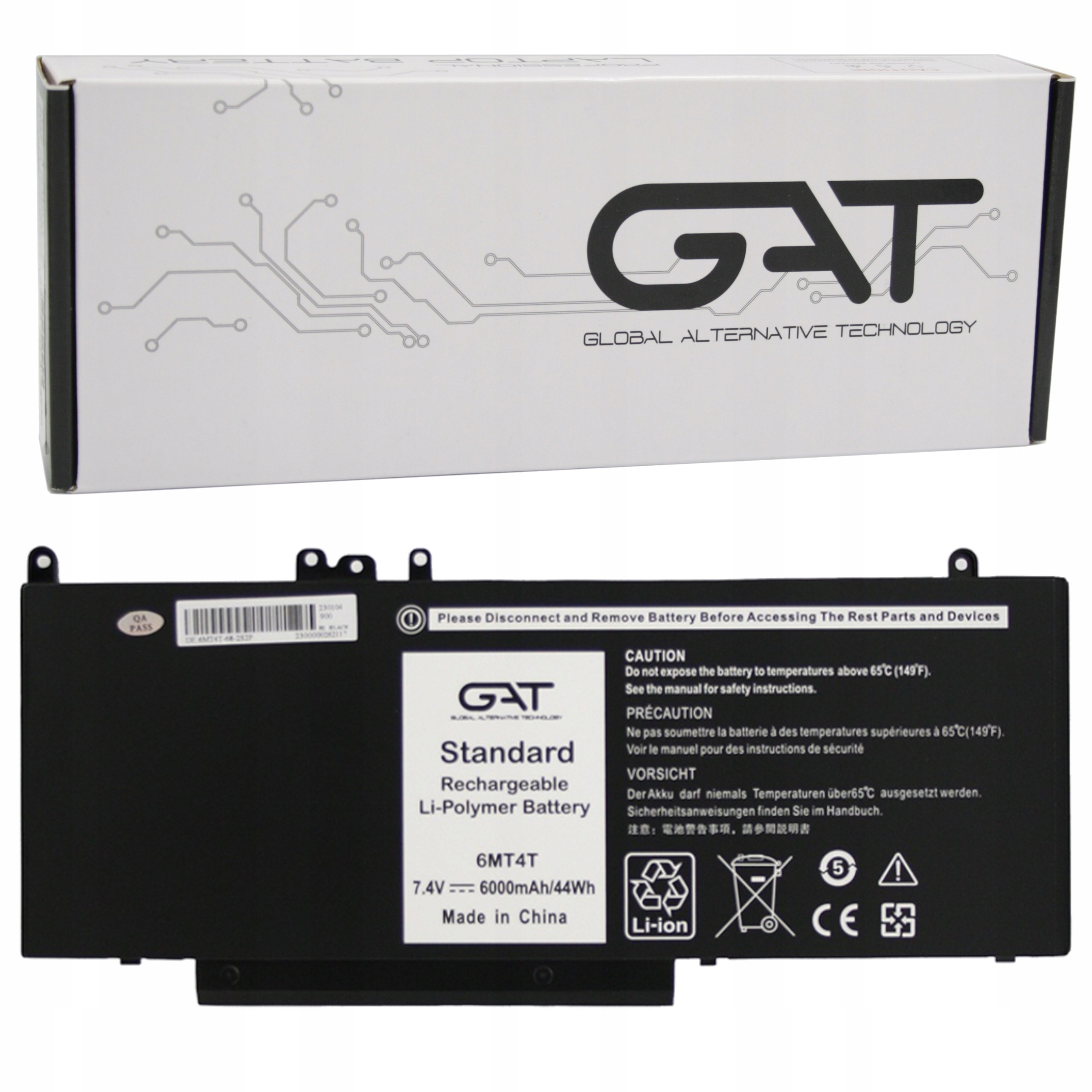 Bateria Dell Latitude E5270 E5470 E5570 7V69Y 6MT4T