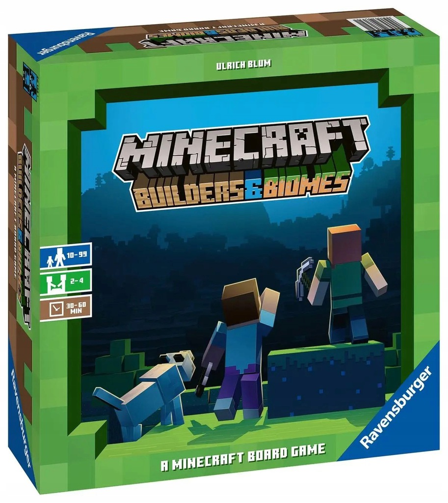 Gra Planszowa Minecraft Builders & Biomes XL Bohater Minecraft