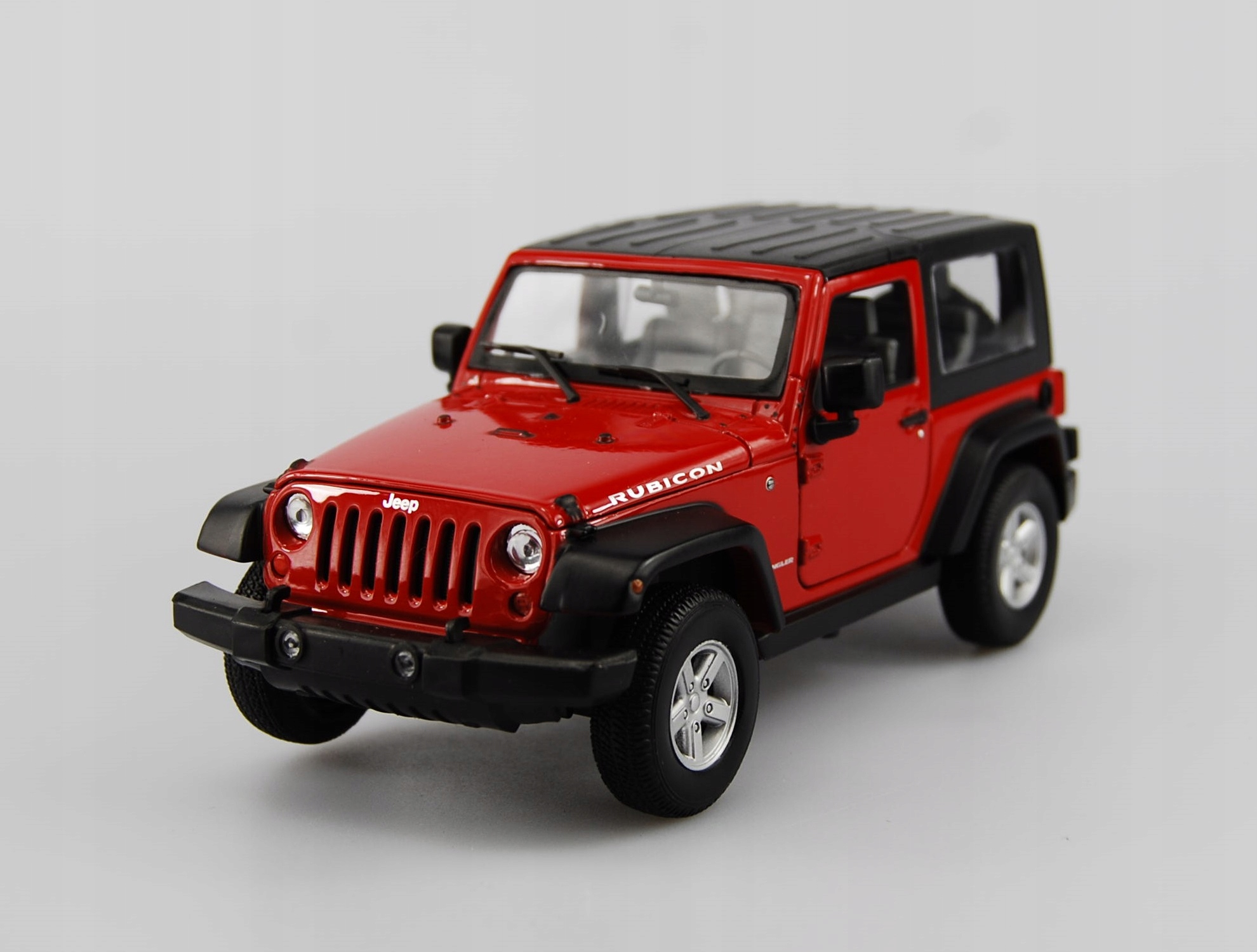 Welly 2007 Jeep Wrangler Červený 1:24 Kovový Nový Model