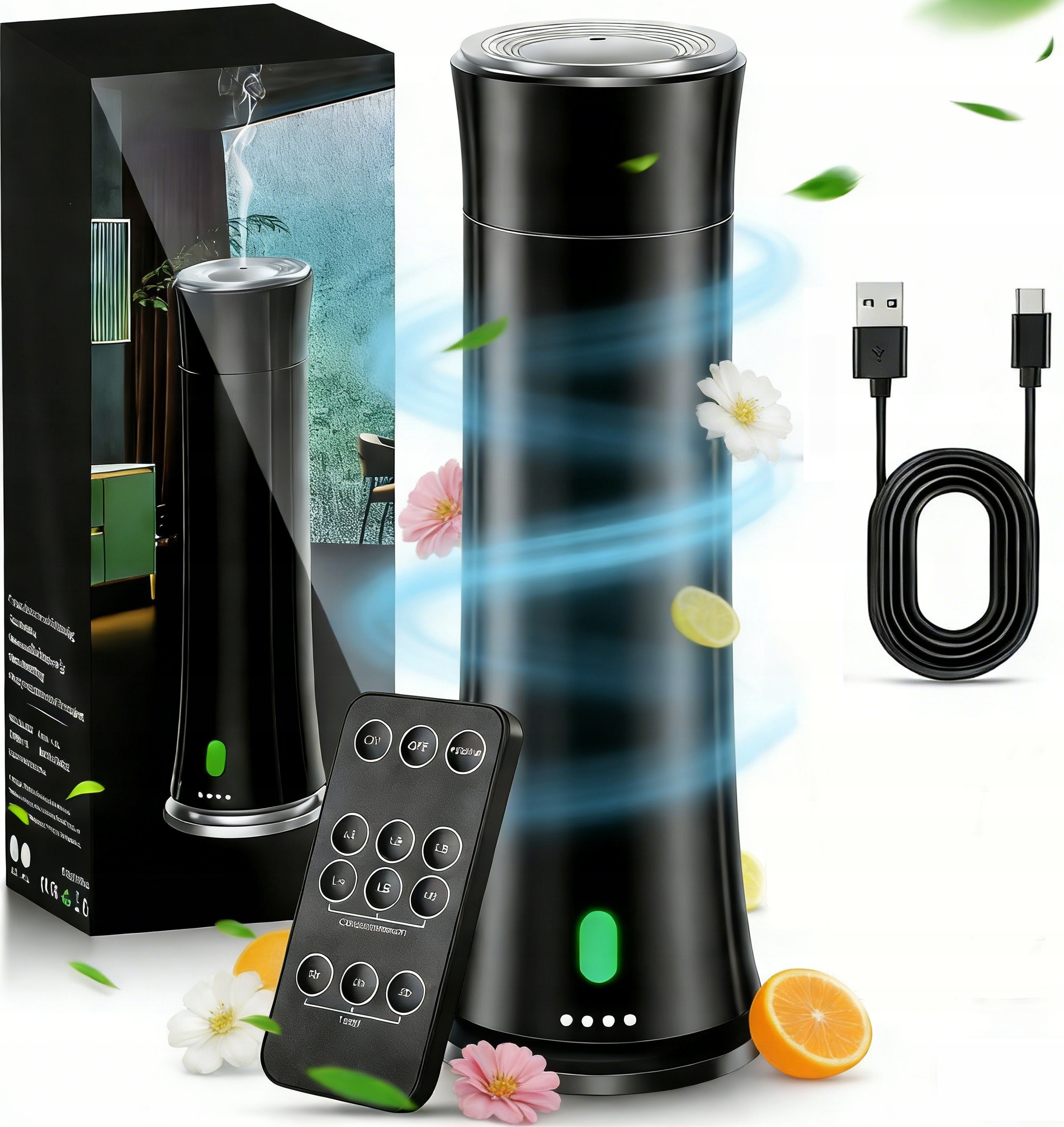 Nawilżacz Powietrza Automatyczny Zapachowy Aromaterapia Dyfuzor Z Timer