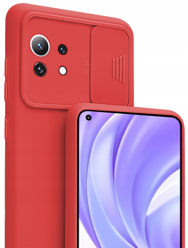 

Etui Silicone CamShield Szkło do Xiaomi Mi 11 Lite