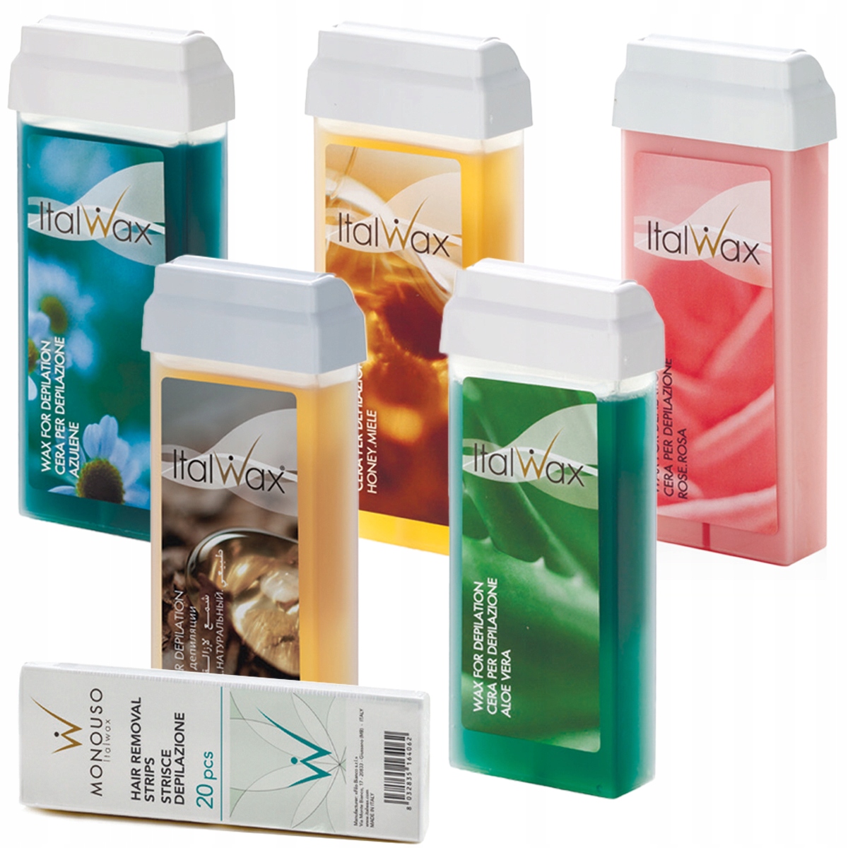 

Zestaw 5x wosk do depilacji w rolce ItalWax paski