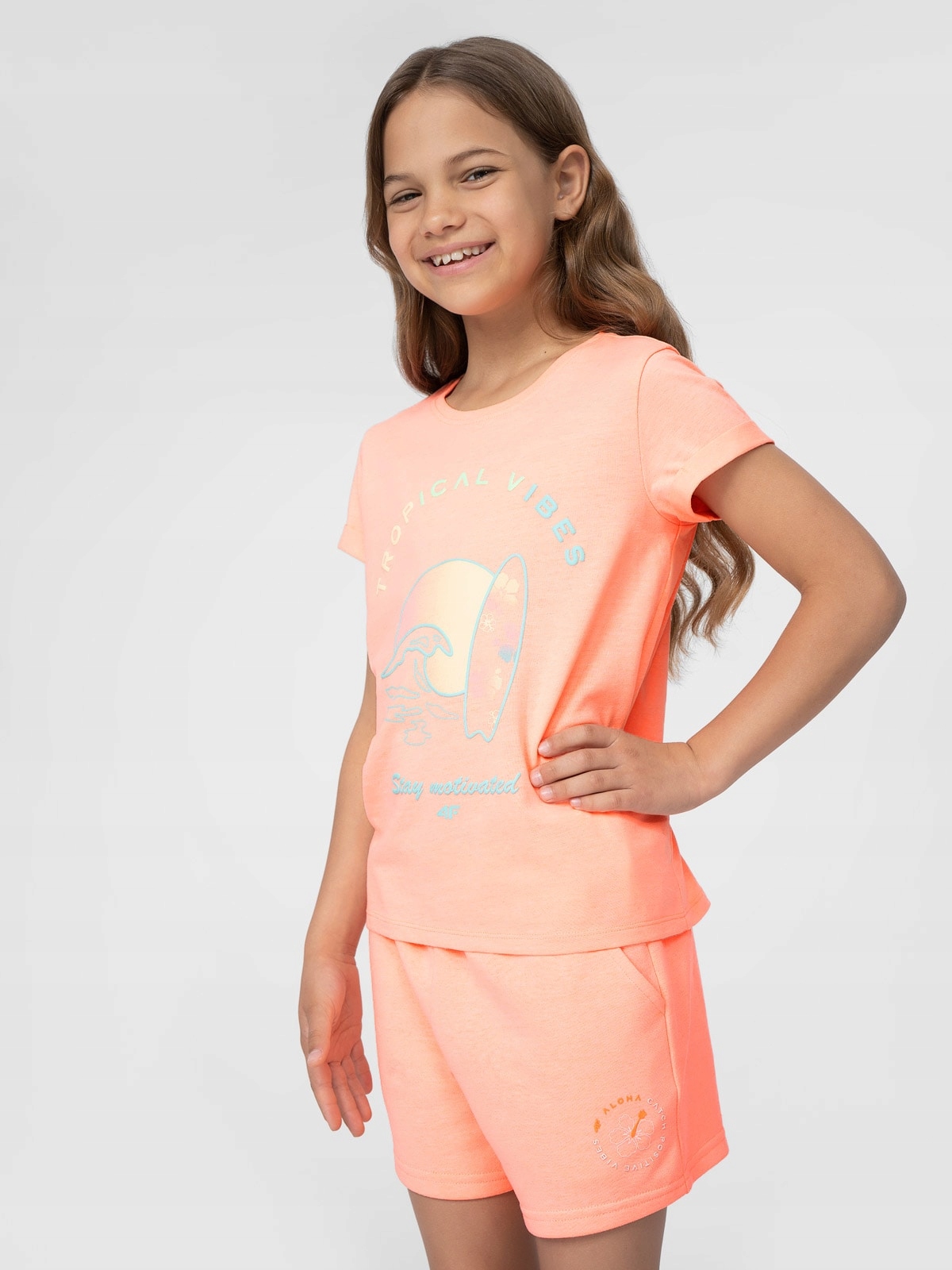 

Koszulka T- shirt 4F 4FJSS22TTSHF552-64N-134