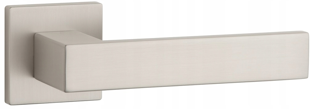 Kľučka Pina štvorcová rozeta Slim 7 mm nikel Aprile