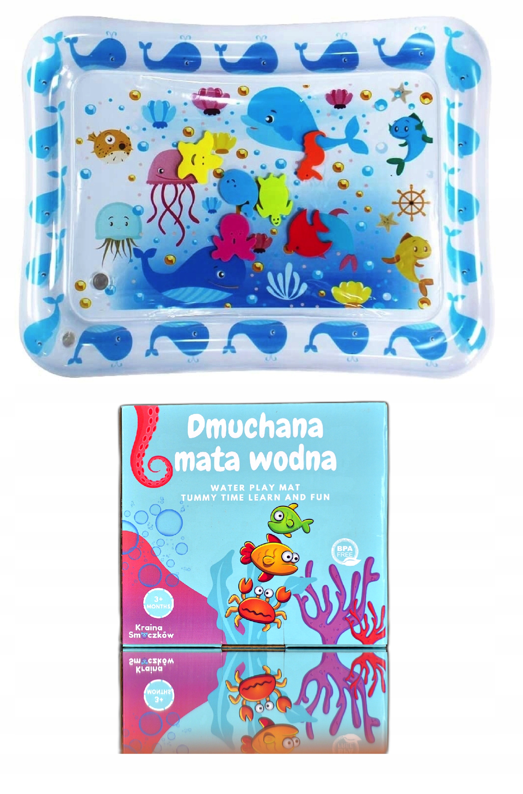 

Dmuchana Edukacyjna Mata Wodna Dla Dzieci Niemowlę