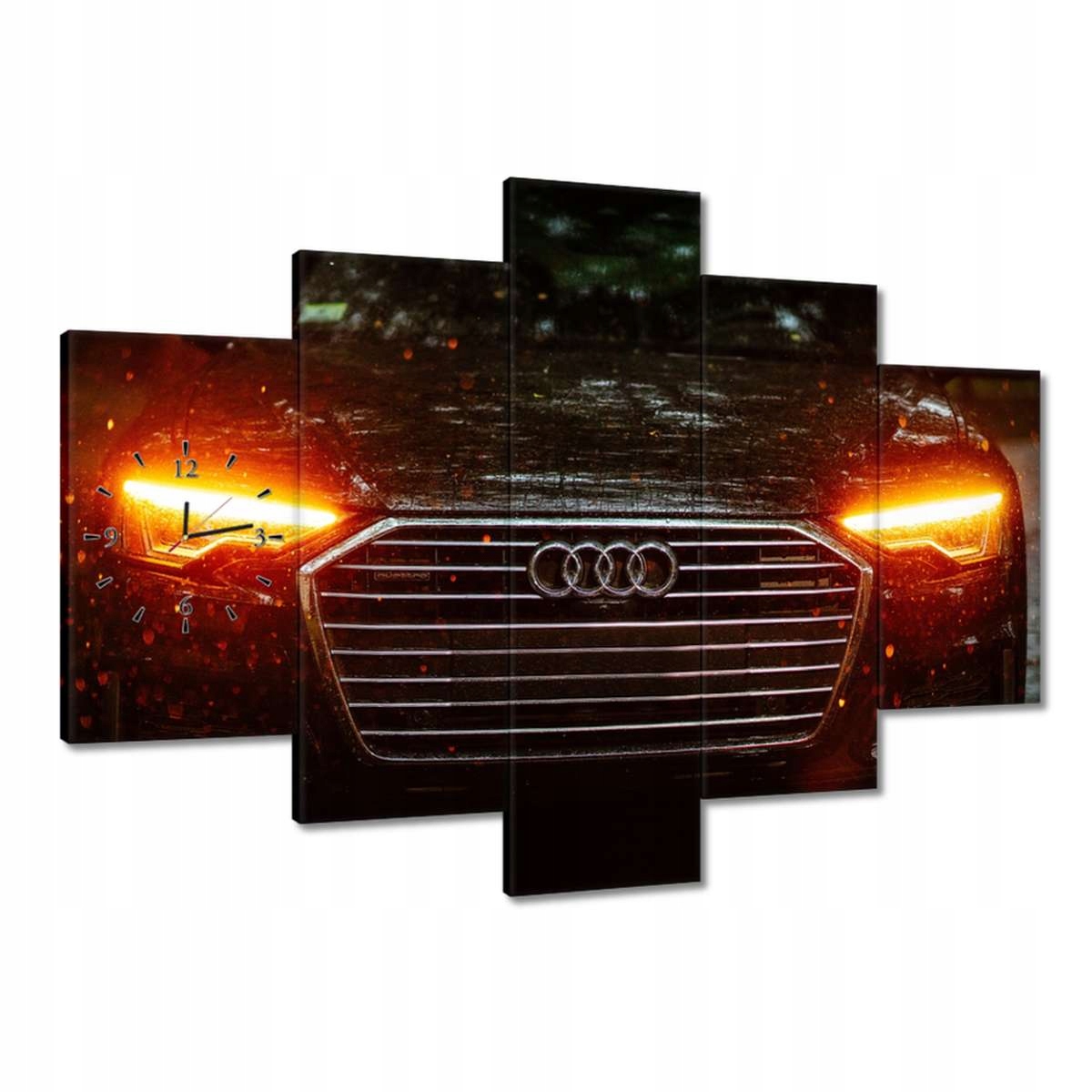 Hodiny 150x105 Audi Krásne autá