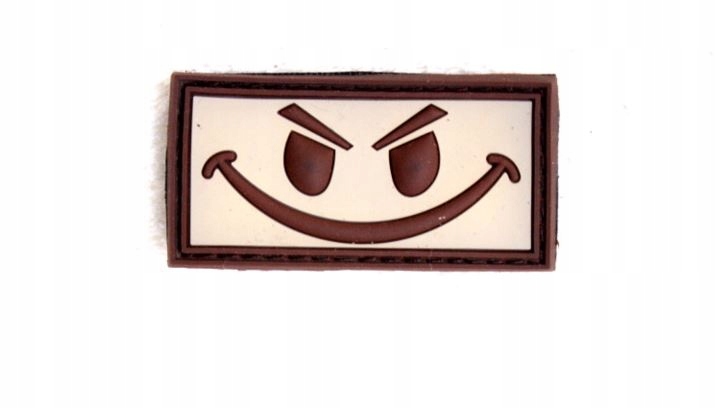 

Naszywka Pvc 3D rzep - Evil Smiley Desert