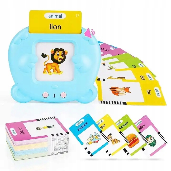 ZABAWKA DO NAUKI ANGIELSKIEGO DUŻO SŁÓWEK PREZENT DLA 3 4 5 LATKA Płeć chłopcy dziewczynki