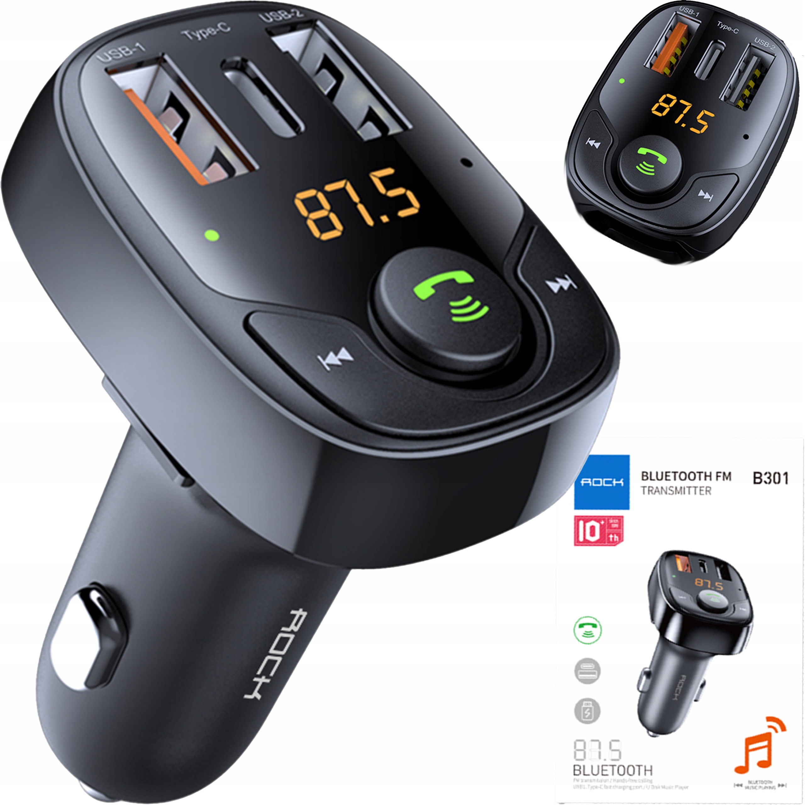 Автомобильный FM-передатчик Rock B301