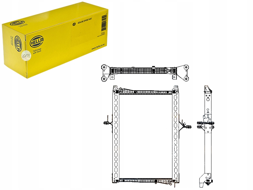 HELLA INTECOOLER NISKOTEMPERATUROWA CHŁODNICA POWI