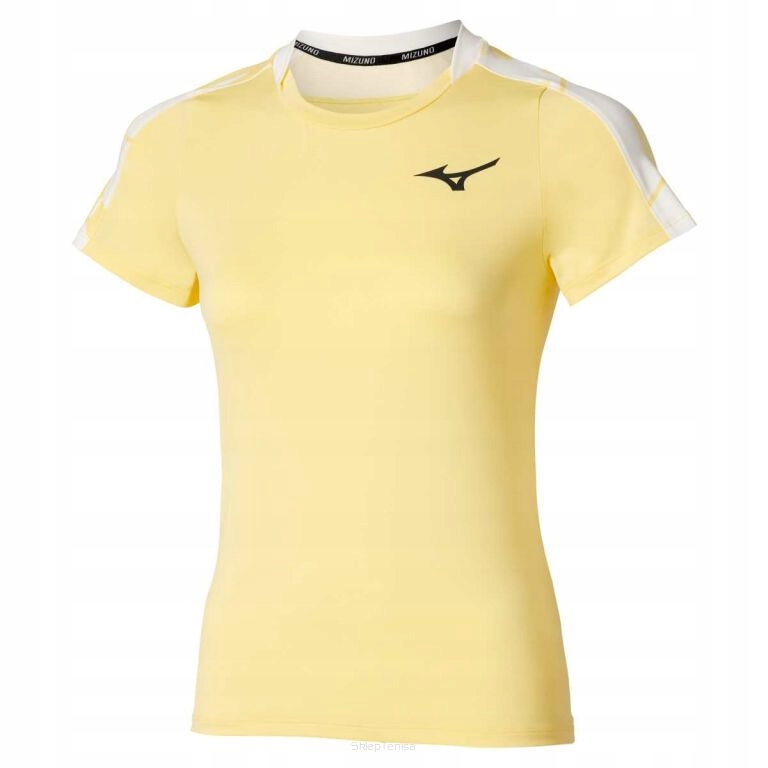 Koszulka tenisowa Mizuno Daybreakers Printed Ss Tee żółta Xs