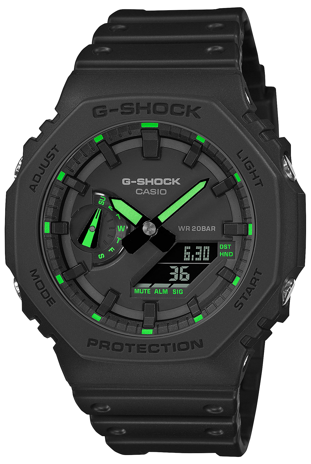 Hodinky Casio G-shock GA-2100-1A3ER pro běhání a plavání