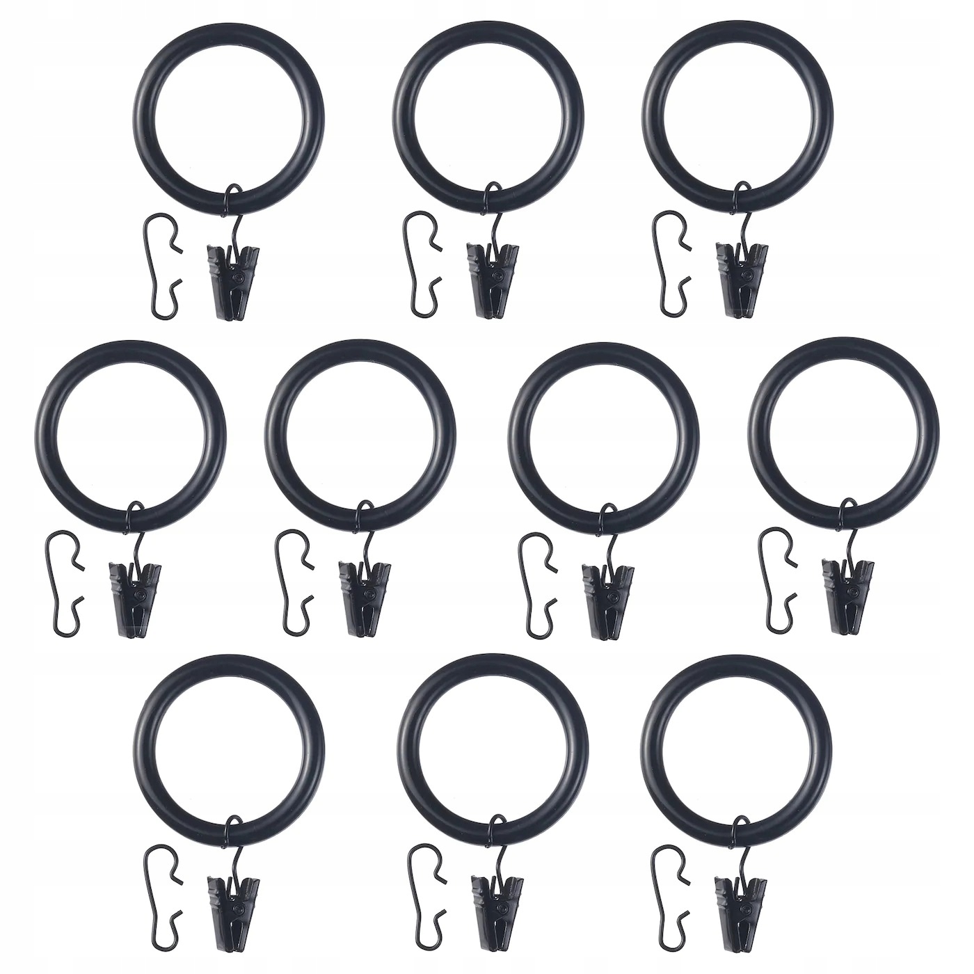 

Ikea Syrlig Kółko z żabką i haczykiem, 38mm, 10szt