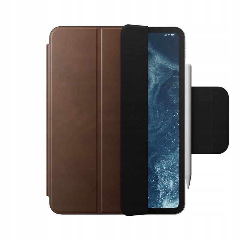 Nomad Leather Folio pouzdro pro Apple iPad Pro 13" M4 hnědé pouzdro