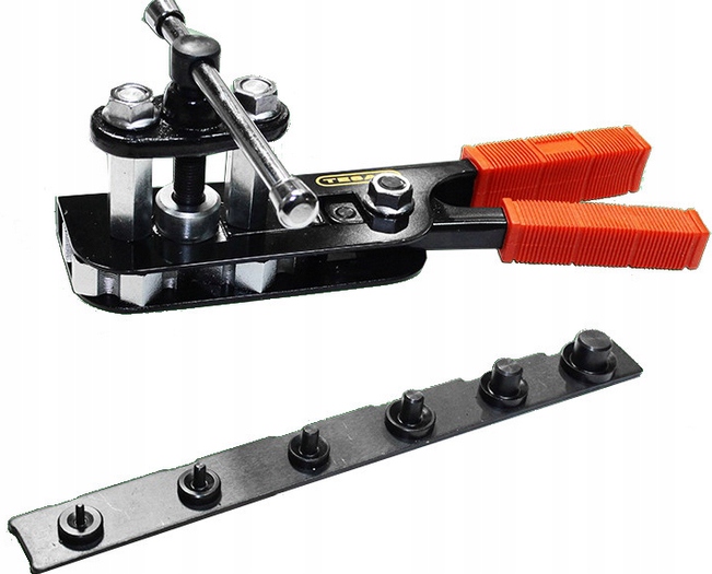 Затискач для гальмівних магістралей