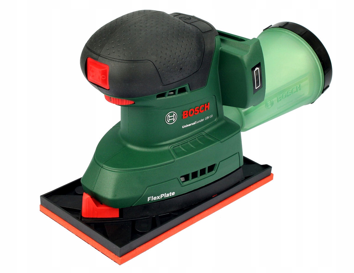Szlifierka UniversalSander 18V-10 BOSCH korpus Średnica ruchu oscylacyjnego 1.6 mm