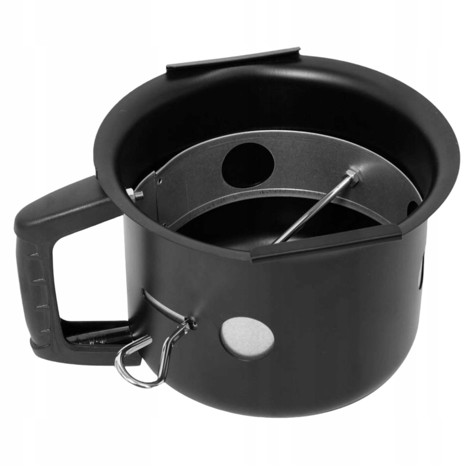 GRILL GRIL WĘGLOWY BECZKA Z POKRYWĄ POPIELNIK OGRODOWY DUŻY 71X35CM Typ przenośny