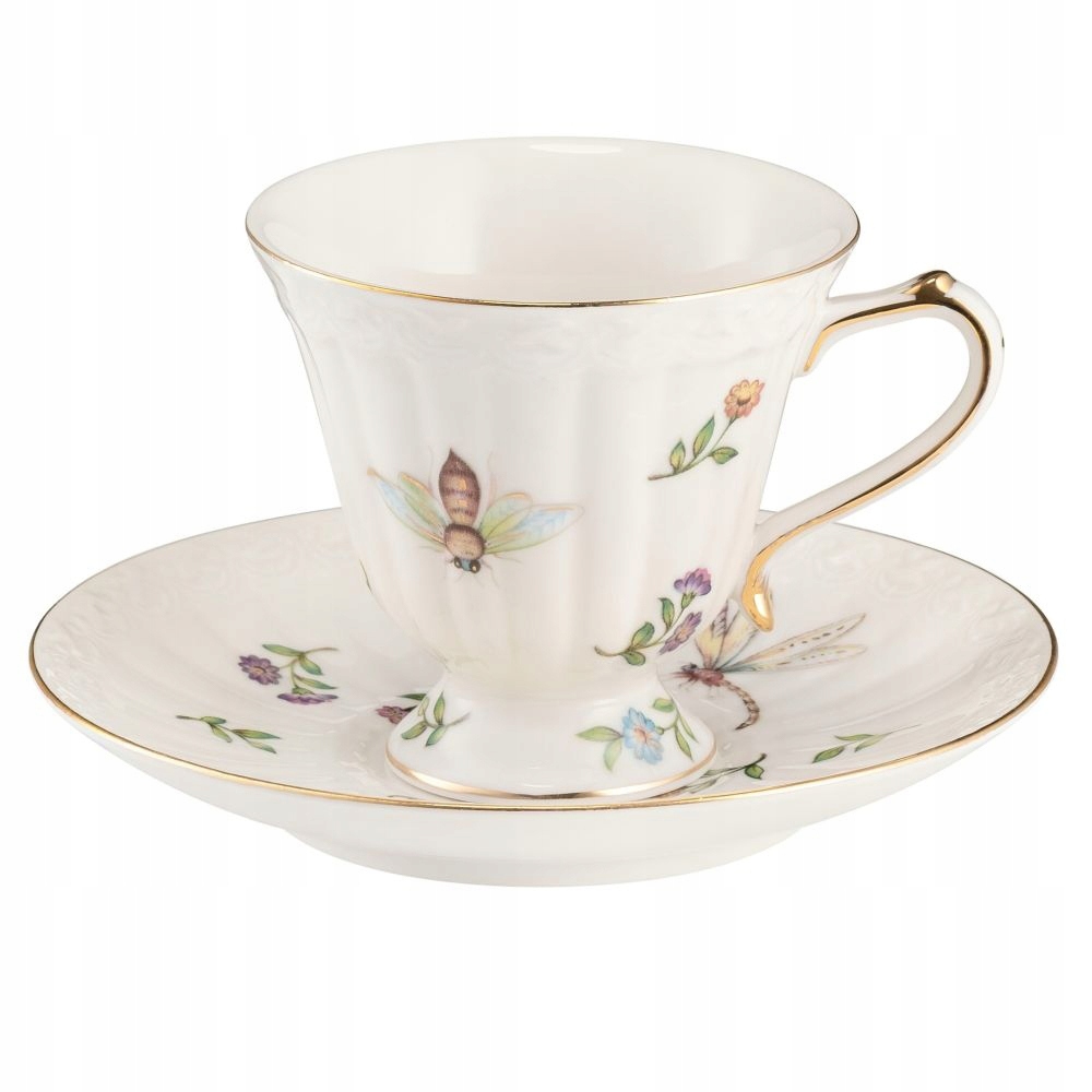 

Villa Italia Leda Ivory Filiżanka ze spodkiem