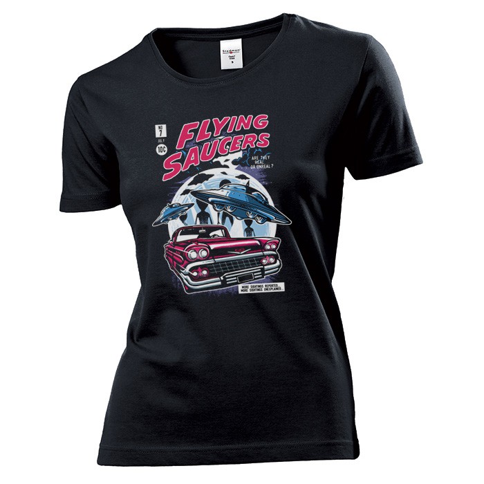 

Koszulka damska Kosmici Porwanie Ufo c M