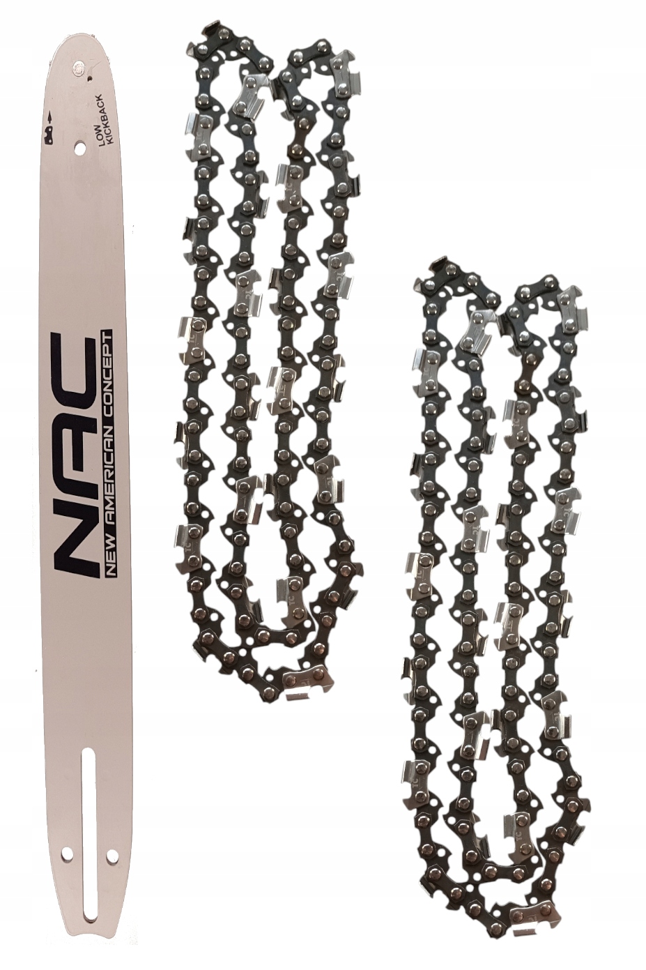 Prowadnica 2 łańcuchy do piły elektrycznej marke