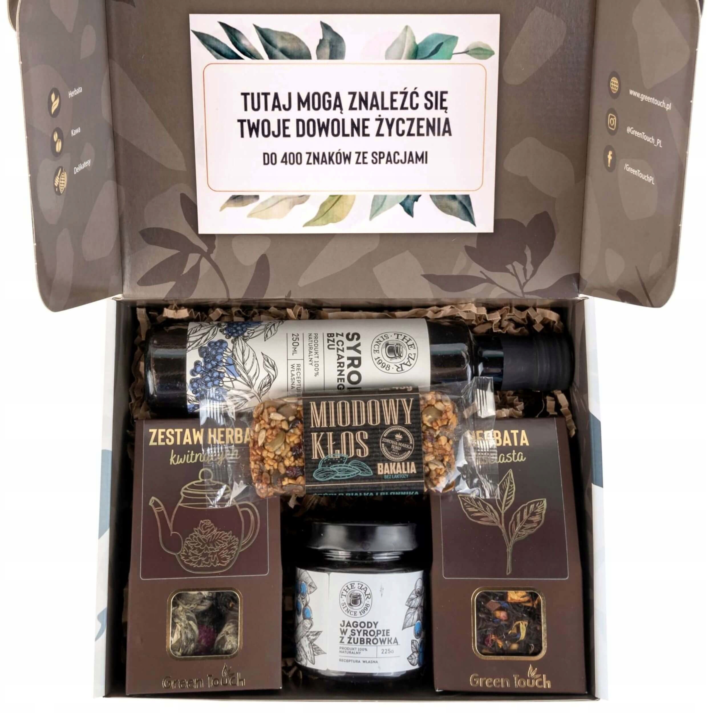 Dárková sada sada kvetoucích čajů sirup ovoce čaj dárek krabička