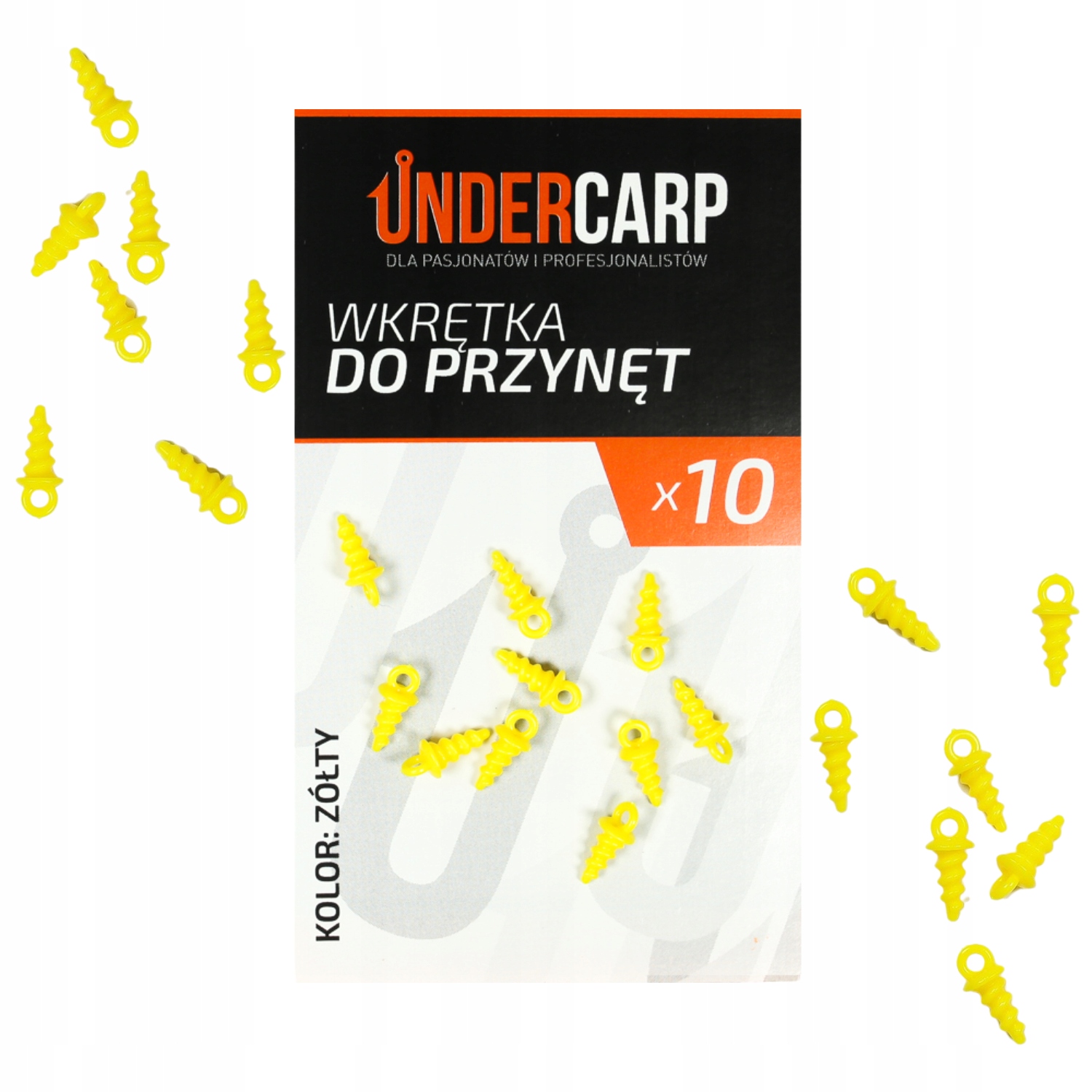 Wkrętka Do Przynęt Undercarp Żółta
