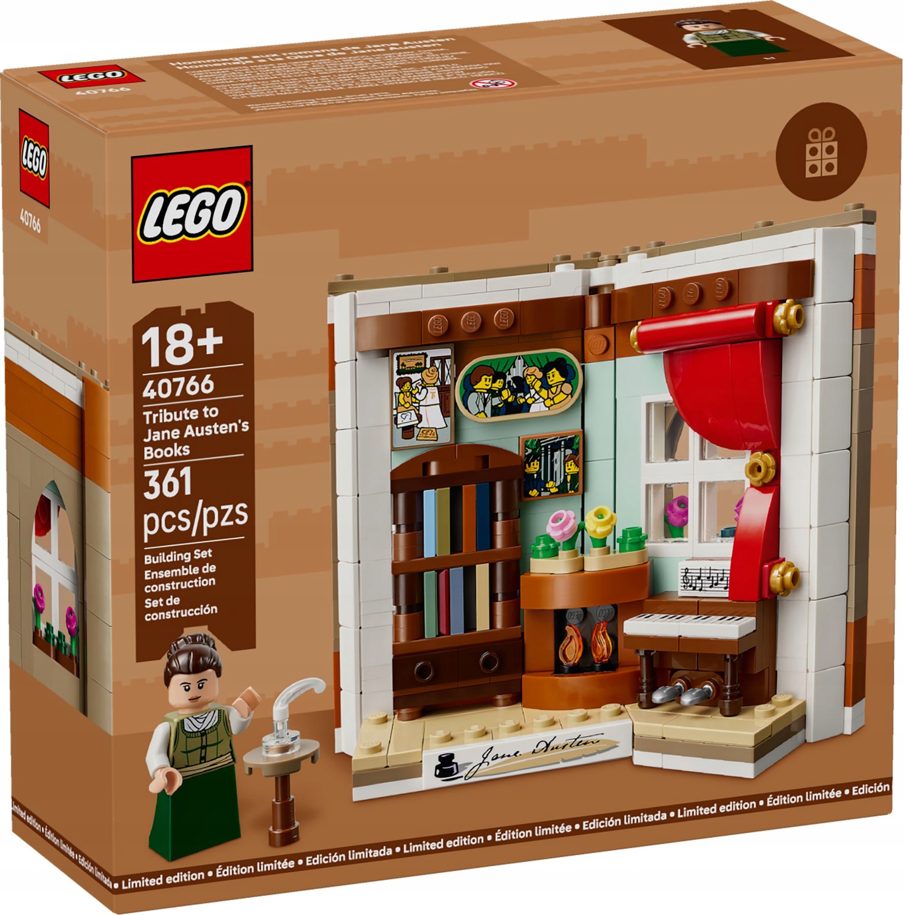 Nové Lego Icons Pocta knihám Jane Austenové 40766