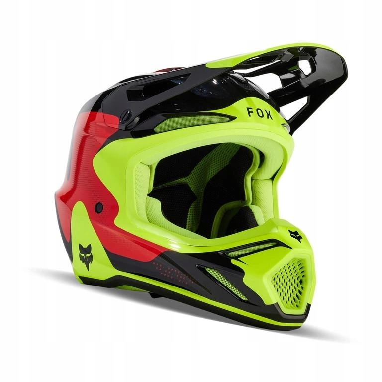 Prilba cross Fox V3 Revise Red/yellow žltá fluo červená čierna Darčeky