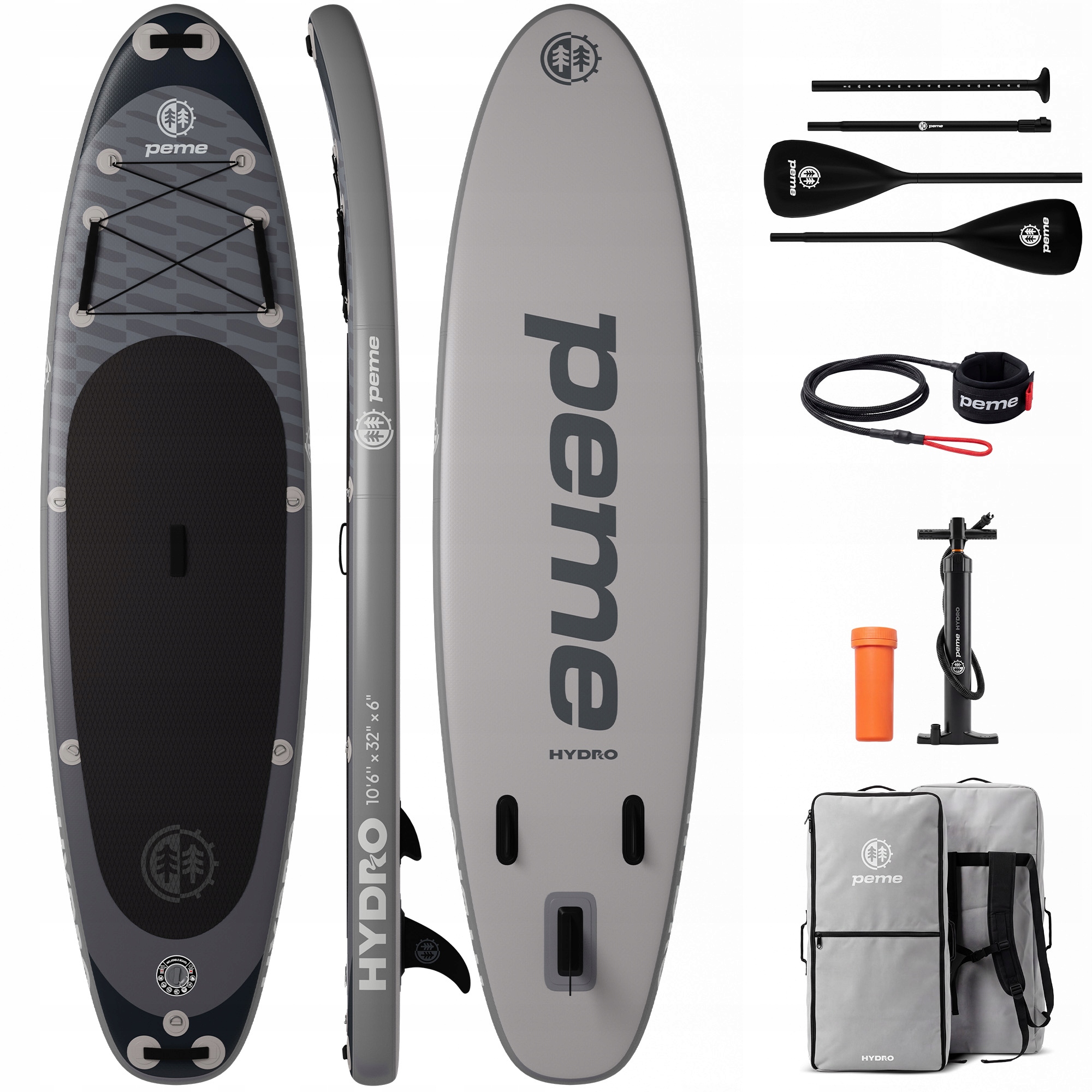 Sup Deska Pompowana Do Pływania Dmuchana 320 Zestaw Wiosło Hydro Peme