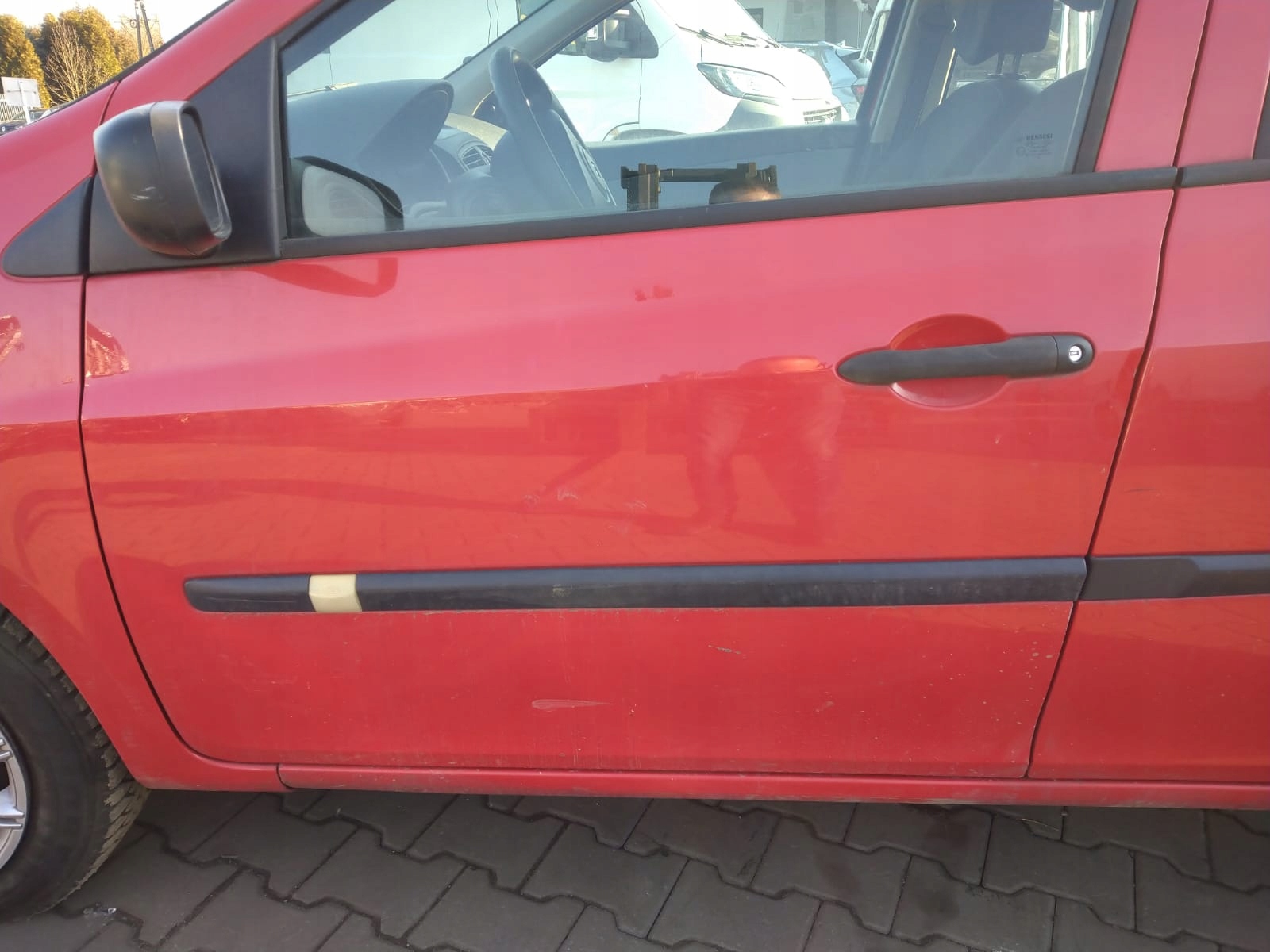 RENAULT CLIO 3 III HB 5D door left front front red OV727 0V727