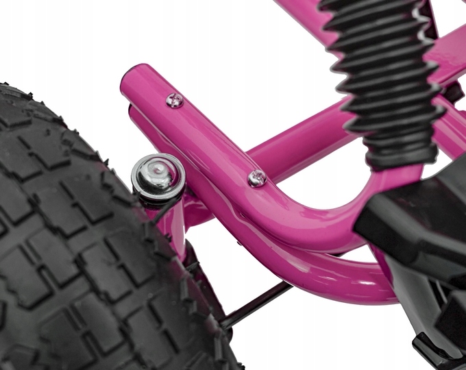 GOKART NA PEDAŁY POMPOWANE KOŁA AIR RÓŻOWY Długość pojazdu 105 cm