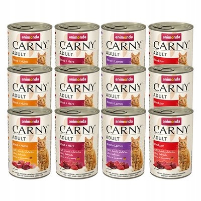 Animonda Carny Adult mix příchutí pro kočky 12x400g