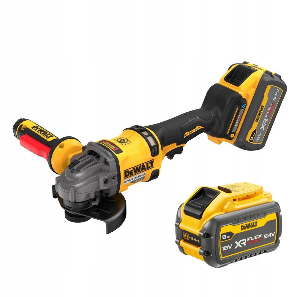 Szlifierka Kątowa Aku. 125MM Flexvolt Shd 54V 2*9AH DCG418SHX Dewalt