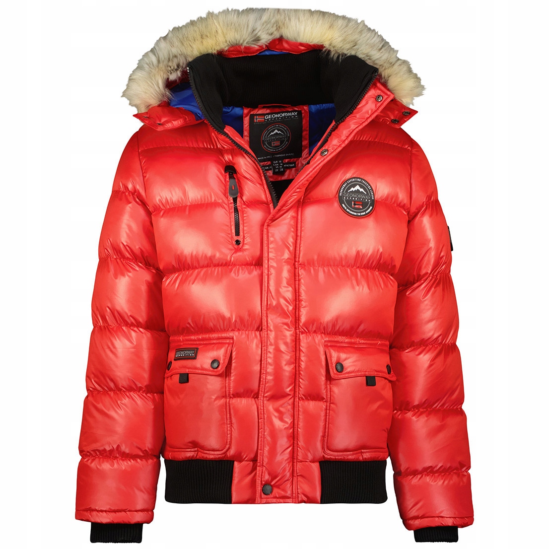 Geographical Norway bunda pánská Bugs Men zimní L červená