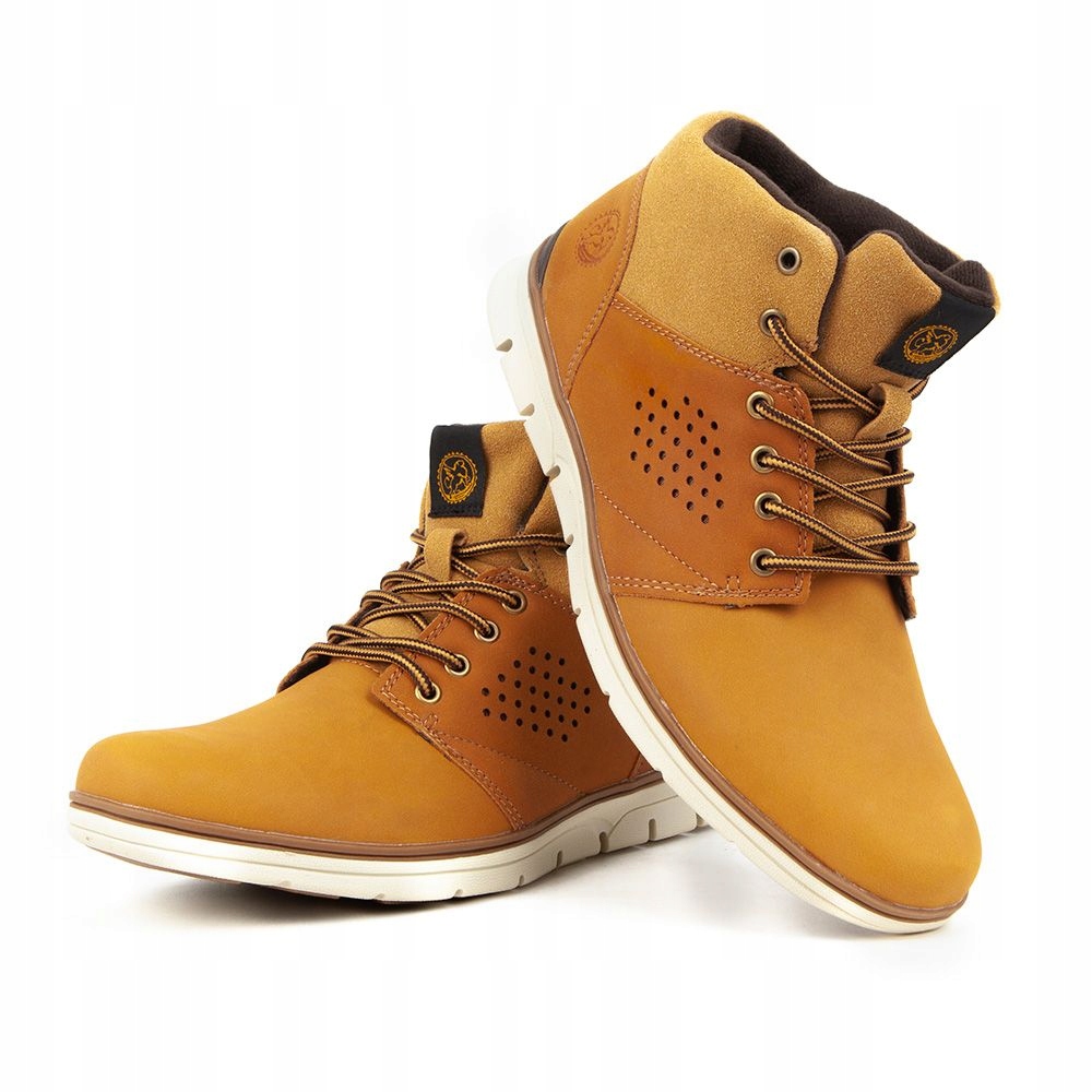 Buty zimowe New Star Gryff Miodowe wysokie 42