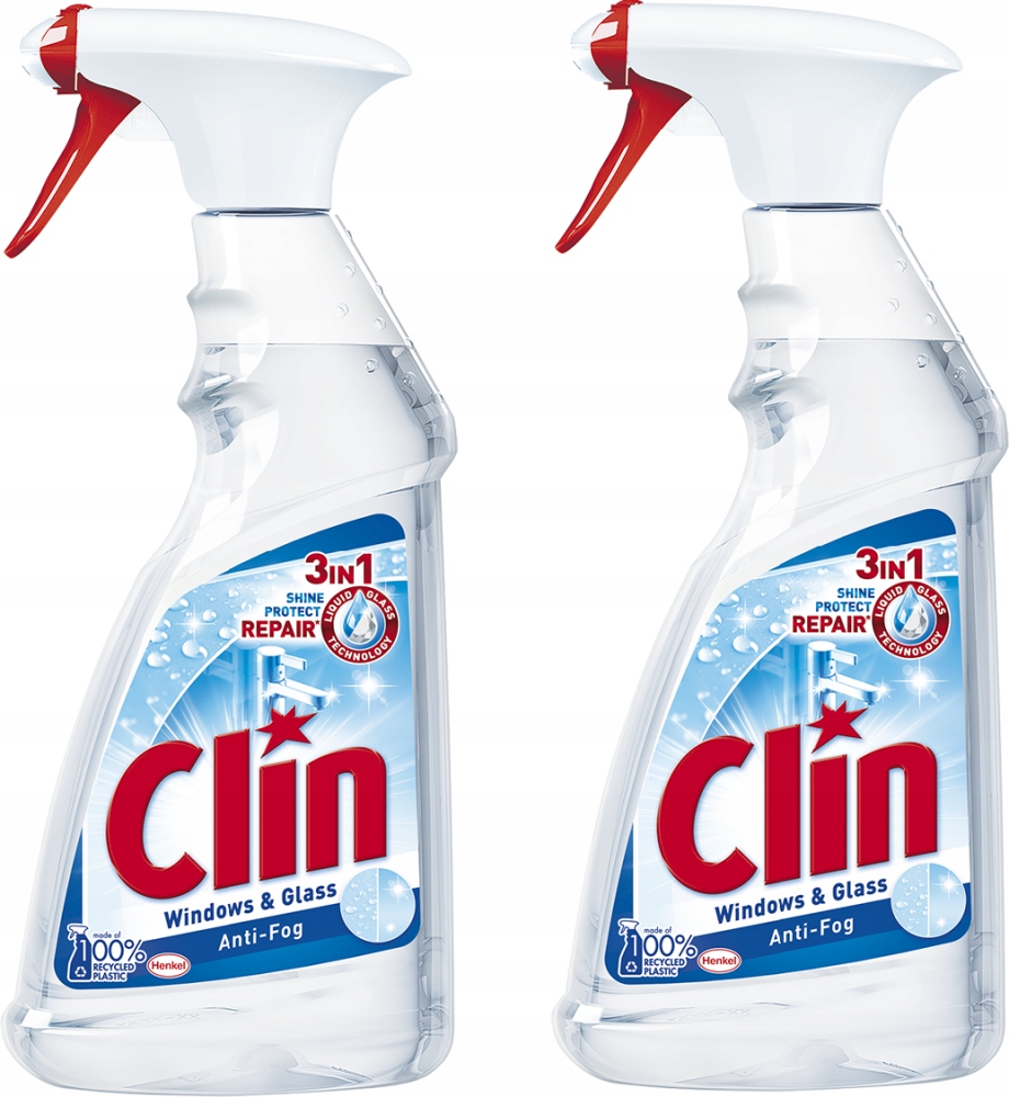 

Clin Antypara Anti-Fog Płyn Mycia Szyb Okien x 2