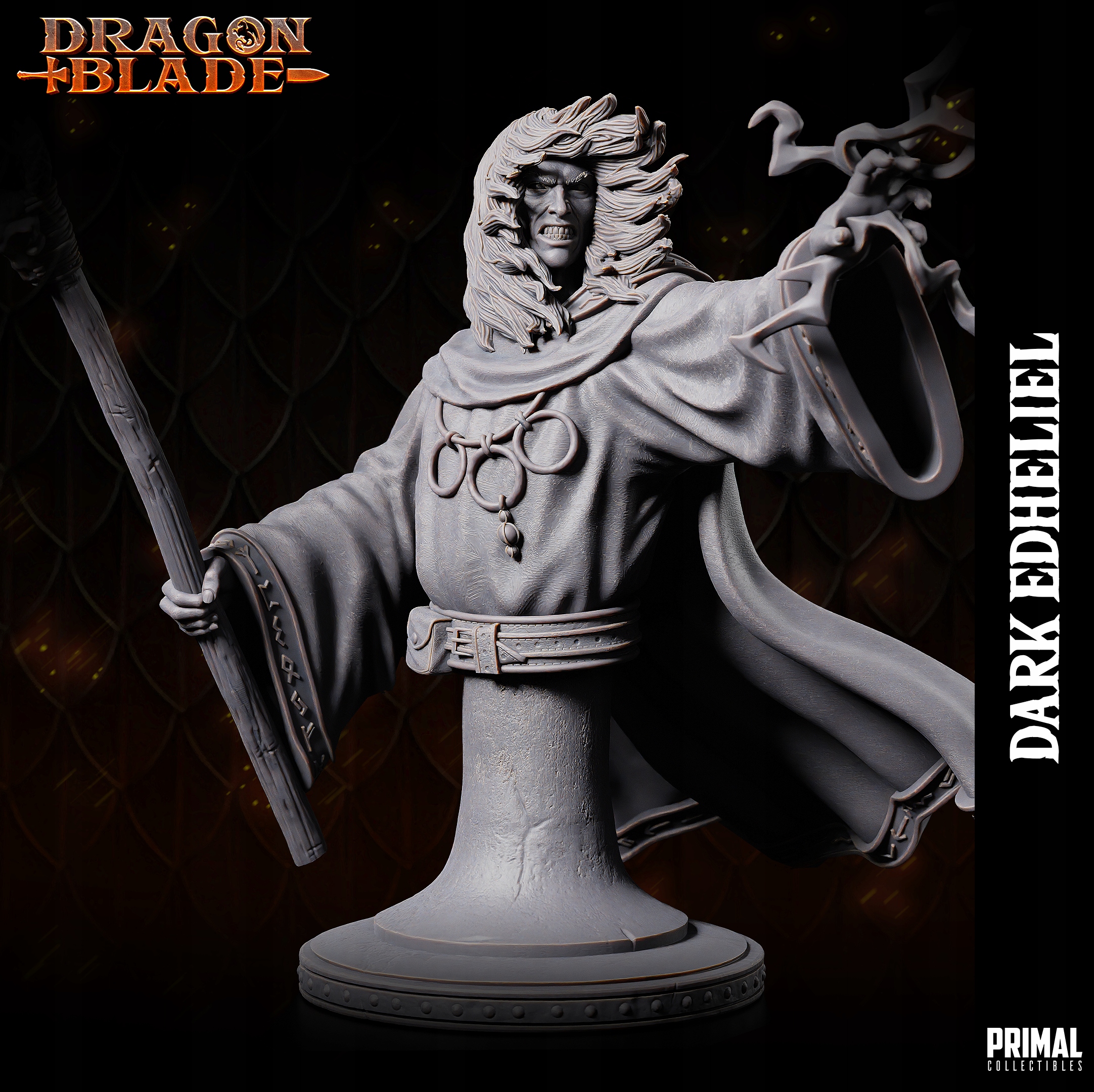 Wizard Dark Edheliel Bust Primal Collectibles
