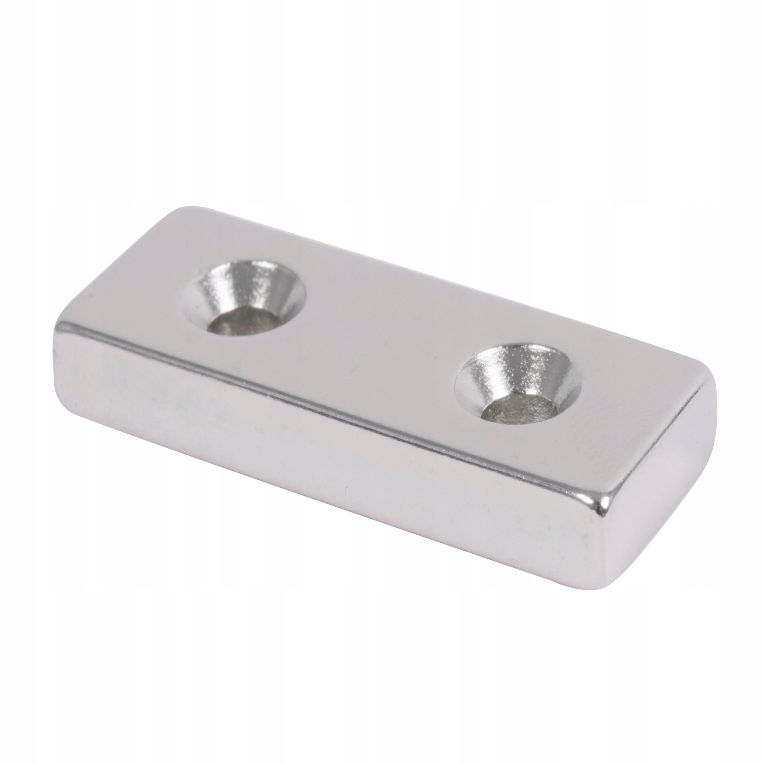 

Magnes 40x10x4 mm otwory 7/3,5 Pod Wkręt U: ~10 kg