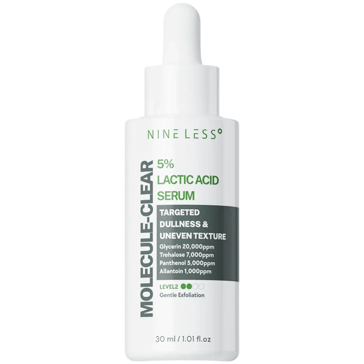 Nine Less Molecule-Clear 5% Lactic Acid Serum 30ml Exfoliační sérum