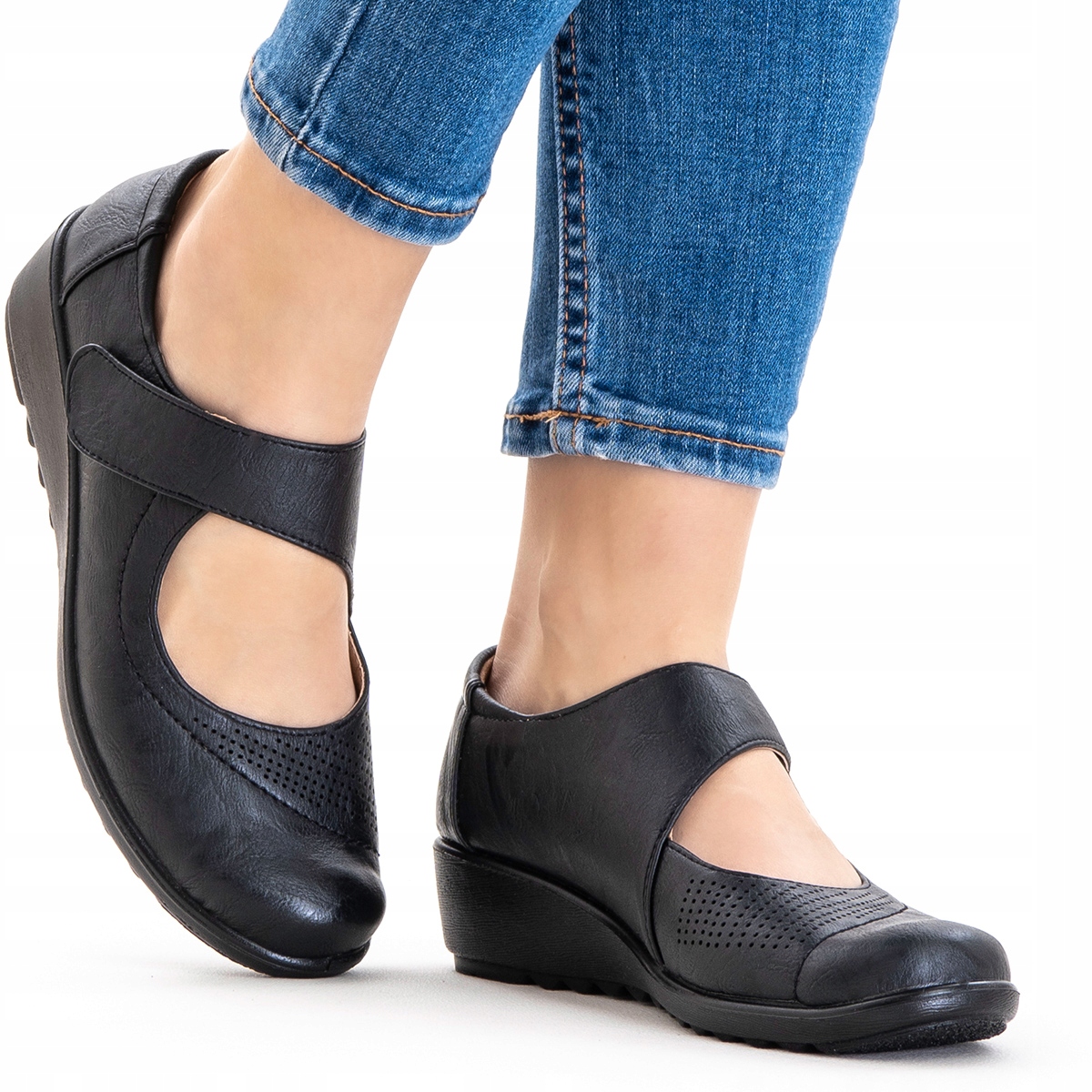 

Półbuty Szersze lekkie wkł.SKÓRA miękkie Wojtyłko